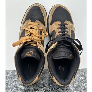 VTG Nike Dunk Low Pro Maple Men 14 Brown Black 2003 Iowa 624044 221 Damaged